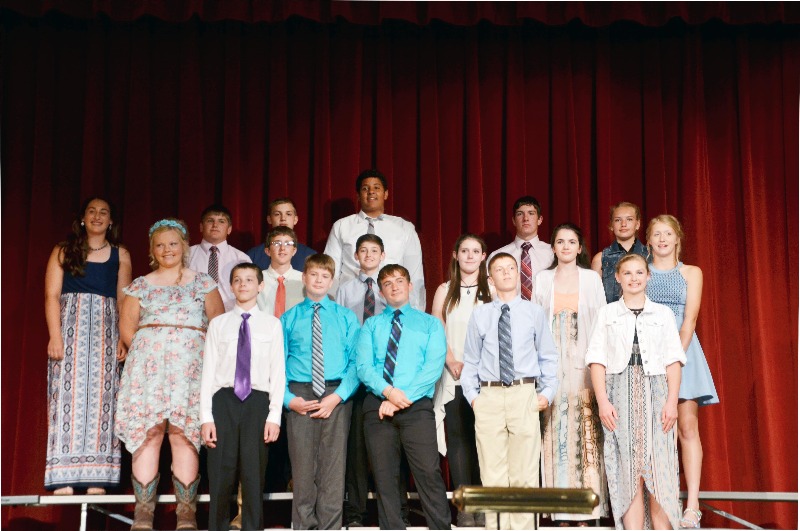 Quinter Schools QJH Holds Awards Night and Eighth Grade Graduation